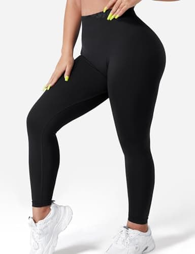 VOYJOY Seamless Leggings for Women High Waist Yoga Pants Scrunch Butt Lifting Elastic Tights - Image 2