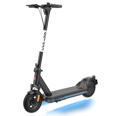 Gotrax Eclipse Electric Scooter, 10" Solid Tire, Max 20Mph Speed and 28Mile Range 500W Motor with Front Double Suspension Commuting EScooter for Adult, Black - Image 1