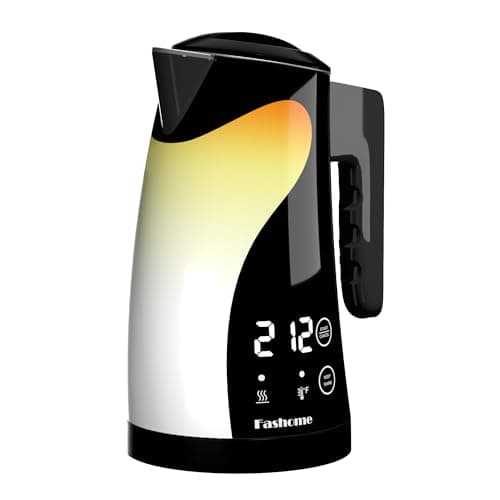 1.25L Cute Penguin Electric Kettle with Temperature Control,2H Keep Warm, Double Wall Cool-Touch,1200W Quiet Boil, BPA-Free,Cordless - Electric Tea Kettle for Home, Office, Kids (Black) - Image 1