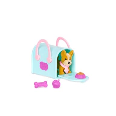 Pucci Pups - Collectible Puppy Set – Chocolate Lab, Maltese, Chihuahua – Carrier Purse – Dog Accessories Included – Toys for Kids 3+ - Image 6