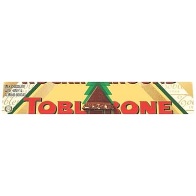 Toblerone Holiday Swiss Milk Chocolate Bar, 1 - 12.6oz bar - Image 1
