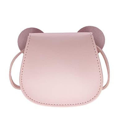 xperry Little Girls Toddlers Mini Crossbody Shoulder Bag Coin Purse with Cute Mouse Ear Bowknot - Image 2