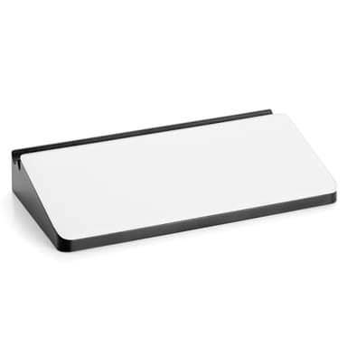 Aroundesk Glass Desktop Whiteboard with Storage 12"x6.5", Glass Whiteboard Desk Dry Erase Board w. 2 Markers,1 Eraser Monitor Mono Board, Office Desk Accessories, Work from Home Essentials - Image 12