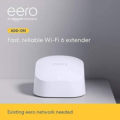 Like-New Amazon eero 6 mesh wifi extender - Expands existing eero network, 1-pack - Image 1