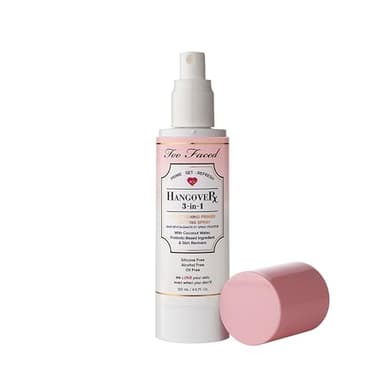 Too Faced Hangover 3-in-1 Primer & Setting Spray | Soothing & Hydrating Setting Spray for Face Makeup | Coconut Water | 4 Fl Oz, Clear - Image 5