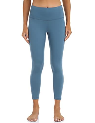Colorfulkoala Women's High Waisted Yoga Capris 21" Inseam Leggings with Pockets (XL, Midnight Blue) - Image 1