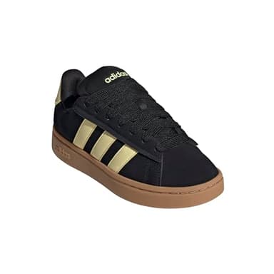 adidas Women's Grand Court Alpha 00s, Black/Almost Yellow/Gum, 6.5 - Image 6