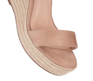 VICKI·VICKI Women's Platform Sandals Wedge Ankle Strap Open Toe Sandals Apricot Size 8.5 - Image 6