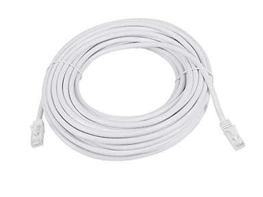 Monoprice Cat5e Ethernet Patch Cable - Snagless RJ45, Stranded, 350Mhz, UTP, 24AWG, 100 Feet, White - Flexboot Series - Image 2