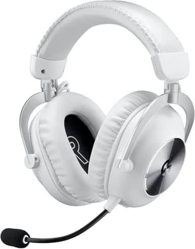 Logitech G PRO X 2 Lightspeed Wireless Gaming Headset: Detachable Boom Mic, 50mm Graphene Drivers, DTS:X Headphone 2.0—7.1 Surround, Bluetooth/USB/3.5mm Aux, for PC, PS5, PS4 - White (Renewed) - Image 1