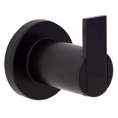 Design House 582676 Eastport Contemporary Robe Hook for Bathroom Bedroom Closet or Kitchen Matte Black - Image 1