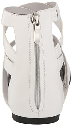Aerosoles Women's Harper Flat Sandal, White Leather, 11 - Image 3