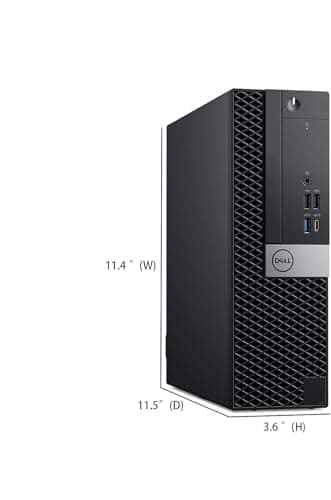 Dell Optiplex 7070 SFF Desktop PC, Core i5-9500, 16GB DDR4, 512GB SSD, USB WiFi, USB BT, Keyboard & Mouse, Windows 11 Pro (Renewed) - Image 2