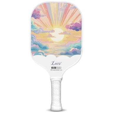 Luzz Carbon Fiber Pickleball Paddles, Sandblasted Surface USAPA Approved Pickleball Rackets for Beginners Increased Spin Control Pickle Ball Paddle Set for Men,Women,Pros,Adults - Image 2
