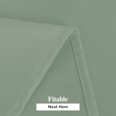 Fitable 6 Pack Sage Green Rectangle Table Clothes - 70 x 120 Inch - Wrinkle and Stain Resistant Fabric Tablecloths, Washable Polyester Table Covers for Wedding, Party, Banquet, Formal Events - Image 3