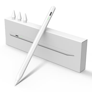 Stylus Pen for iPad Pencil 10th Generation, 2X Fast Charge Apple Pencil with Tilt Sensitivity & Palm Rejection, Compatible with 2018-2025 iPad 6-11th, Pro 12.9/11/13"/ M4, Air 3/4/5/M2/M3, Mini 5/6 - Image 1