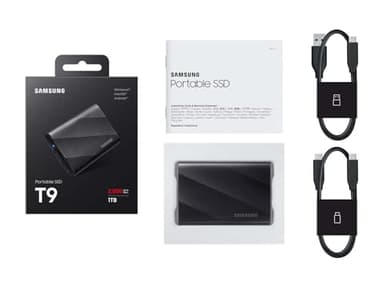 SAMSUNG T9 Portable SSD 4TB, USB 3.2 Gen 2x2 External Solid State Drive, Seq. Read Speeds Up to 2,000MB/s for Gaming, Students and Professionals,MU-PG4T0B/AM, Black (pack of 1) - Image 8