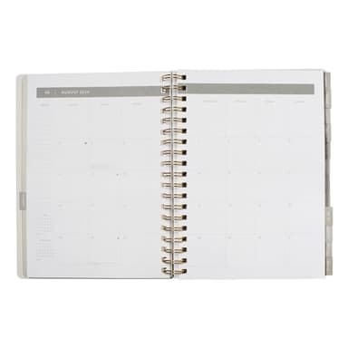 Fringe Studio 2025 Spiral Weekly Planner, Aug 2024 - Dec 2025, 17 Month, Faux Leather Cover, "Standard Black", 6.875" W x 9.78"H, 236 Pages (844FL001FSC) - Image 3