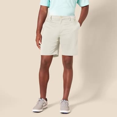 Amazon Essentials Men's Slim-Fit Stretch Golf Short, Stone, 38 - Image 5