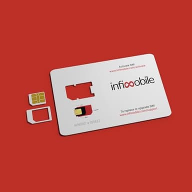 $15/Month | Infimobile Prepaid Plan: 12 Months| 5GB High-Speed Data Per Month | 2500 Minutes and 2500 Text| Prepaid Plan Service SIM Card | Nationwide Coverage | 4G, 5G V-Network - Image 2