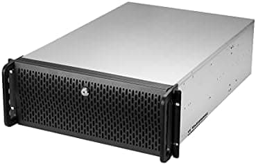 Rosewill 4U Server Chassis Rackmount Case | 8 3.5" HDD Bays, 3 5.25" Devices | E-ATX Compatible | 5 Front 120mm Fans, 2 Rear 80mm Fans | 2X USB 3.0 | Front Panel Lock | Silver/Black - RSV-L4000U - Image 2