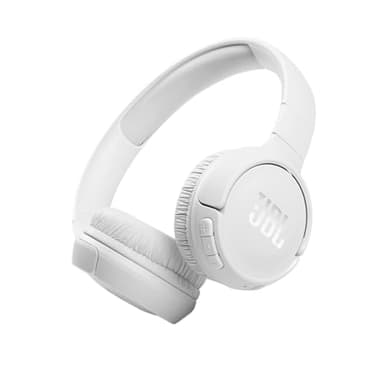 JBL Tune 510BT - Bluetooth headphones with up to 40 hours battery, microphone for call, foldable and comfortable, Android and iOs compatible (White) - Image 1