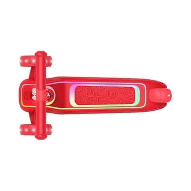 Jetson Halos Three-Wheel Light Up Kick Scooter, Light up Stem & Wheels, Height Adjustable Handlebar, Rear Brake, Ages 3+, JHALOS-RED - Image 5