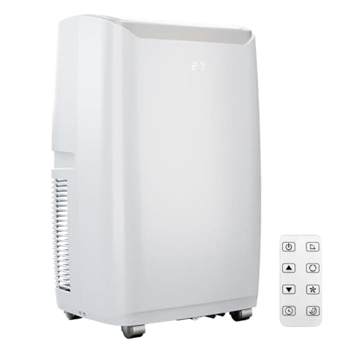 12000 BTU Portable Air Conditioner Cools up to 550 Sq.Ft, 3-in-1 Quiet Portable AC Unit with Remote Control & Installation Kits for Large Room, 3 Speed, Auto Swing, 24H Timer - Image 1