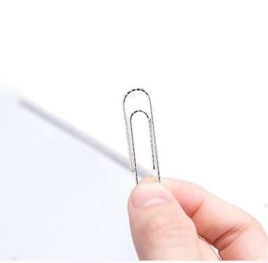 PAPERPAL Paperclips for Office School & Personal Use, #1 Nonskid Paper Clip (1-2/7"), 600 Medium Paper Clips (6 Boxes of 100 Each), Silver - Image 7