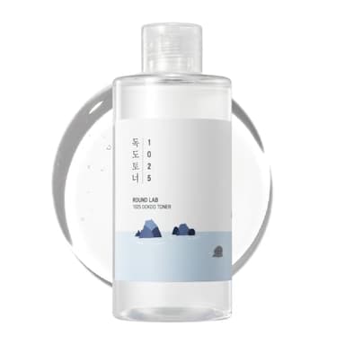 ROUND LAB 1025 Dokdo Toner 6.76 Fl Oz, Oil Control and Reduces Excess Sebum, Gentle Exfoliating Facial Toner, Deep Sea Water for Moisturization, Soft Finish Without Stickiness, Korean Skin Care - Image 1