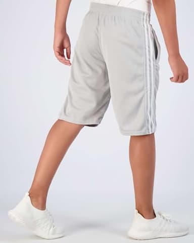 Real Essentials 5 Pack: Boys' Mesh Basketball Athletic Shorts with Pockets – Teen Kids Youth Quick Dry Soccer Running Gym S (6-7) - Image 5