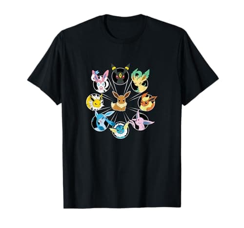 Pokémon - Eevee Evolution Circle T-Shirt