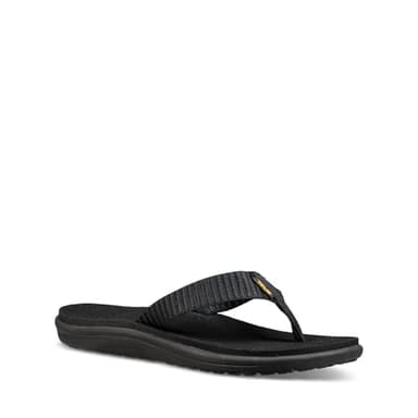 Teva womens Voya Flip Flop, Bar Street Black, 9 US - Image 2