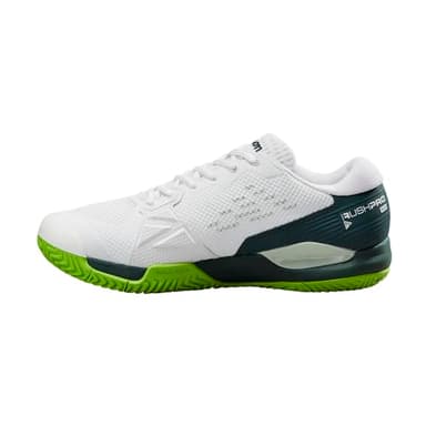 WILSON Men's Rush Pro Ace Sneaker, White/Ponderosa Pine/Jasmine Green, 7.5 - Image 4