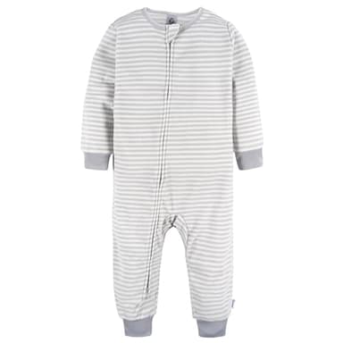 Gerber Baby Boy's Flame Resistant Fleece Footless Pajamas 3-Pack, Fox - Image 3