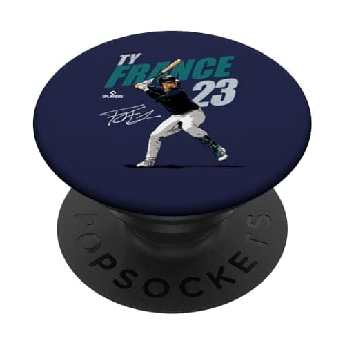 Ty France | Cincinnati Baseball Players | MLBTFE3001 PopSockets Adhesive PopGrip - Image 1