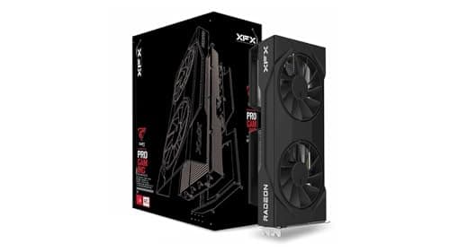 XFX Swift AMD Radeon RX 9060 XT OC Gaming Edition with 8GB GDDR6 HDMI 2xDP, AMD RDNA 4 RX 9060XT RX-96TSW8GBA - Image 1