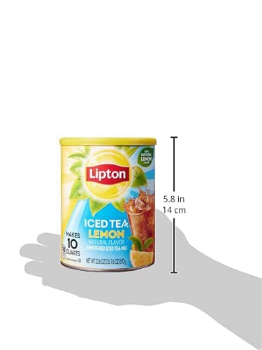Lipton Iced Tea Mix, Lemon, Makes 10 Quarts,Count 6(Pack of 1) - Image 9