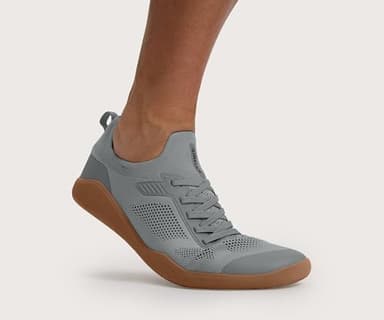 AIRHAS Men's Barefoot Shoes Zero Drop Wide Toe Box Minimalist Gym Shoes for Men Deadlift Cross Training Sneakers (Dark Grey/Gum,13.0) - Image 7