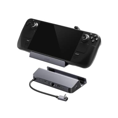 Anker Steam Deck Dock, Docking Station for Steam Deck (OLED)/ROG Ally/Legion Go, 6-in-1 USB C Hub with HDMI 4K@60Hz, 1Gbps Ethernet, 2 USB-A and 1 USB-C Port, 90W Fast Charging (Not for Rog Ally X) - Image 1