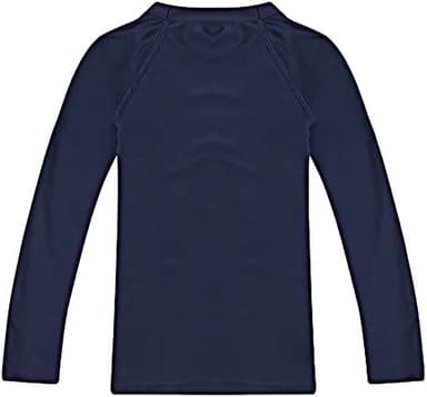 ESTAMICO Boys' UPF 50+ Long-Sleeve Rashguard Athletic Swim Shirt - Image 3