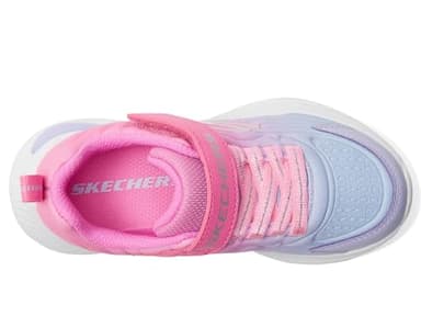 Skechers Kids Girls Jumpsters-Tech Sneaker, Pink/Lavender, 4 Big Kid - Image 3