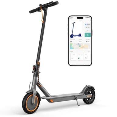 MAXSHOT Electric Scooter Adults, 350W/500W Powerful Motor, Top Speed 16/19/22MPH, 16/21/25Miles Range, 8.5"/14" Solid Tires Folding Commuter Escooter with Seat Bag for Commuting, APP Control - Image 1