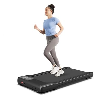 DeerRun 2025 Upgrade Walking Pad, Smart Under Desk Treadmill for Home Office, No-Assembly Treadmills with APP and Remote Control, LED Display, 2.5 HP Quiet Walking Jogging Machine, 300 lbs Capacity - Image 1