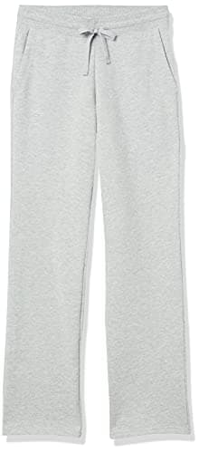 Amazon Essentials Women's Straight Leg Sweatpants with Drawstring for Women, Fleece - (Available in Plus Size), Grey Heather, Large - Image 5