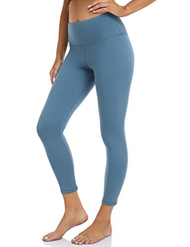 Colorfulkoala Women's High Waisted Yoga Capris 21" Inseam Leggings with Pockets (XL, Midnight Blue) - Image 2