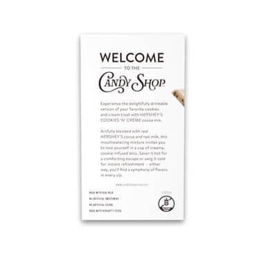 Candy Shop Cocoa HERSHEY'S COOKIES 'N' CREME Cocoa Mix, Hot Chocolate, Make Hot or Iced Cocoa, Made With Real Milk, Gluten Free, 1.25 oz Packet (24 count) - Image 8
