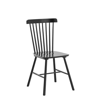 LUE BONA Windsor Dining Chair Set of 4, Spindle Back Wooden Chairs for Kitchen and Dining Room, Restaurant, Cafe, Hotel, Black - Image 7