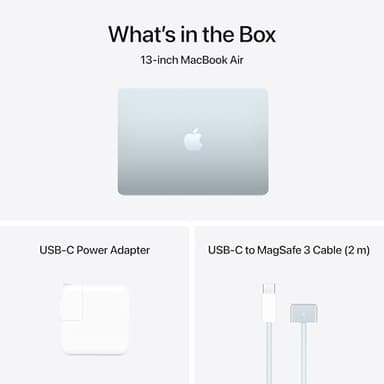 Apple 2025 MacBook Air with Apple M4 Chip, 13-inch, 16GB Unified Memory, 256GB SSD Storage, Sky Blue (Renewed) - Image 6