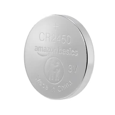 Amazon Basics 2-Pack CR2450 Lithium Coin Cell Battery, 3 Volt, Long Lasting Power, Mercury-Free, Child-Safe Package (Use Scissors to Open) - Image 3